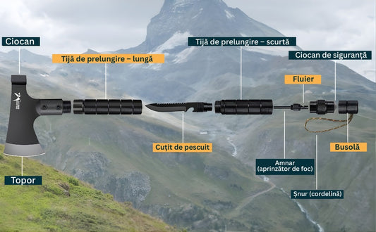 Predator Hawk 7 PRO – Unealtă de supraviețuire 7 în 1