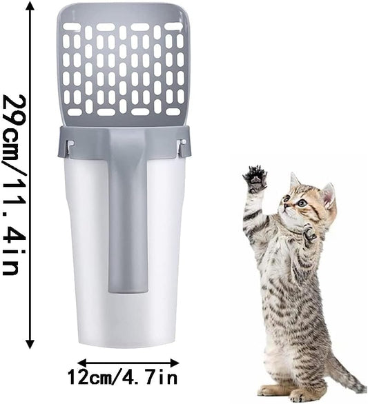 Lopată pentru curățarea nisipului pentru pisici