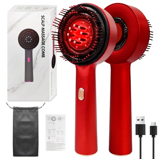 BrushPro X6™ – Perie inteligentă pentru scalp cu aplicare de tratament și masaj regenerant