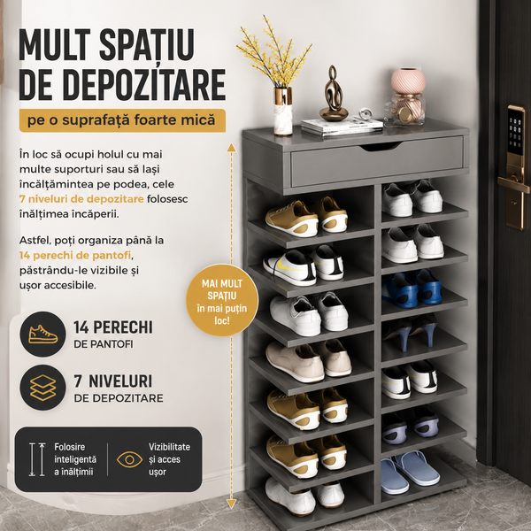 Pantofar Vertical Elegant pentru Hol