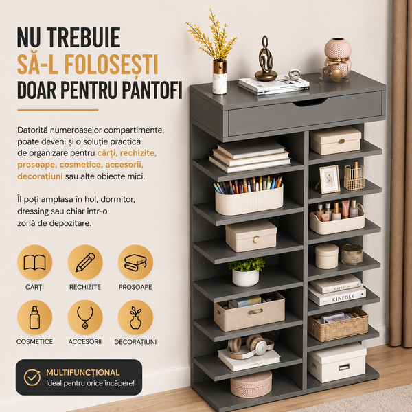 Pantofar Vertical Elegant pentru Hol
