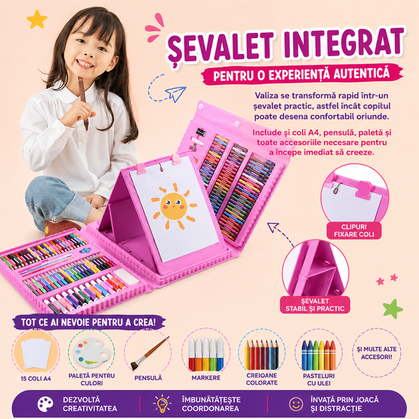 Set Art Valiză Mare Junior