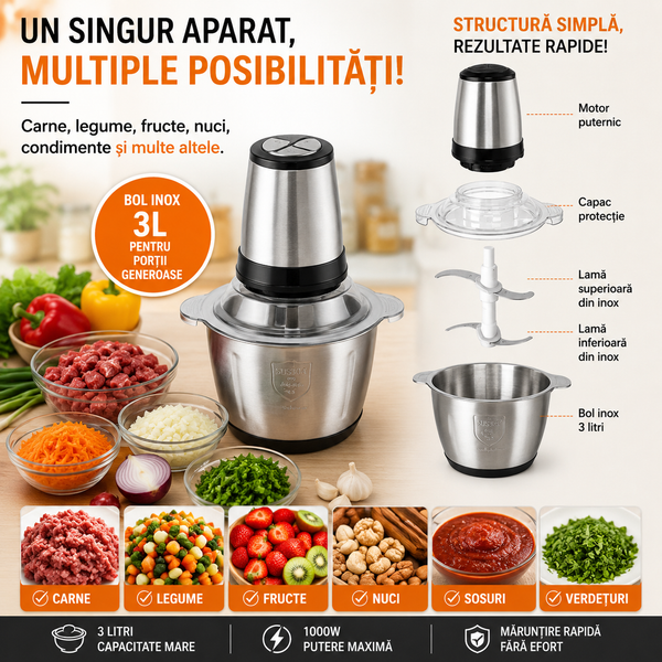 Tocator Multifuncțional Turbo