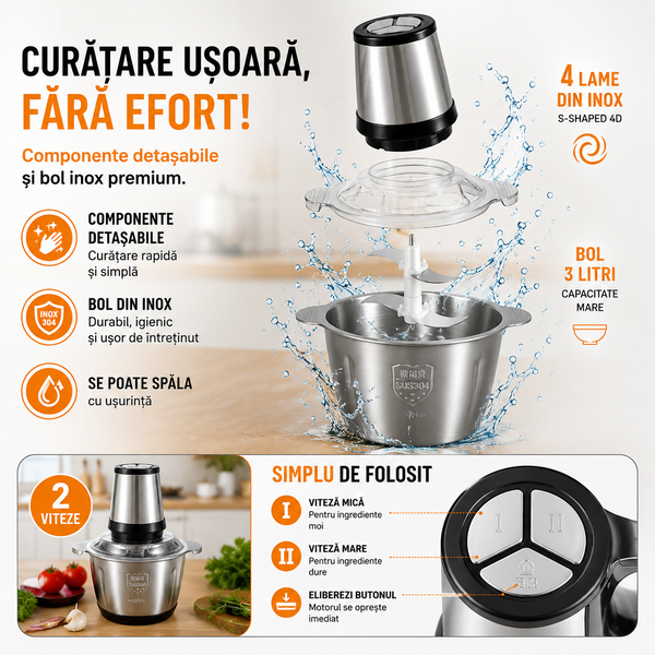 Tocator Multifuncțional Turbo