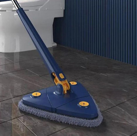 OFERTA 1+1 - Mop inovativ CleanMaster, de mana, reglabil, rotire 360, triunghi